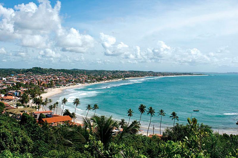 PRAIA DE GAIBU-PE-VISTA DA PRAIA E A CIDADE-FOTO:JESUS CARLOS - PRAIA DE GAIBU - PE