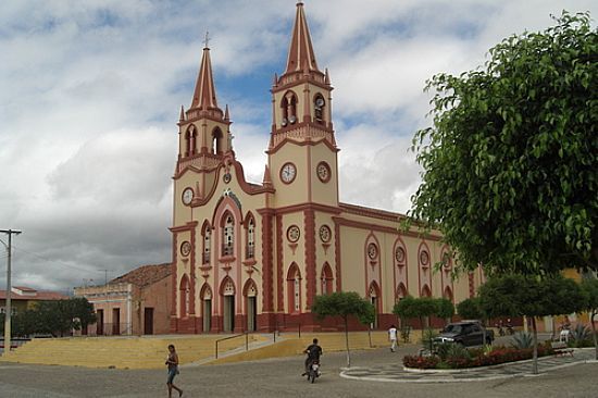 IGREJA MATRIZ DE SO VICENTE FERRER-FOTO:TITI7419 - LAVRAS DA MANGABEIRA - CE