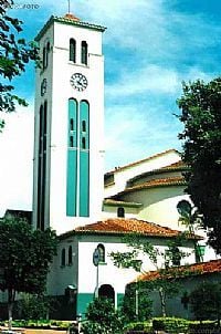 Torre da Igreja Matriz do Sagrado Coração de Jesus