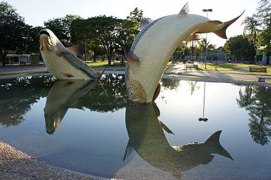 PIRAPUTANGAS NA PRAA DA LIBERDADE EM BONITO-MS-FOTO:PAULO YUJI TAKARADA - BONITO - MS