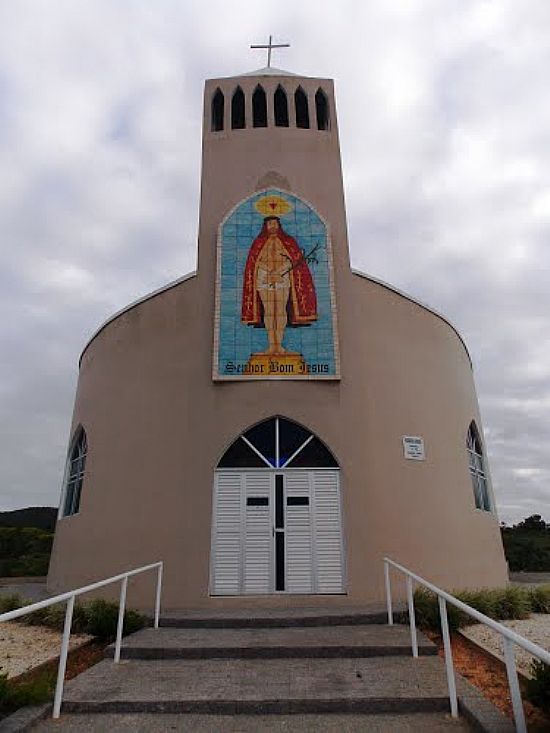 IGREJA DO SENHOR BOM JESUS EM PENHA-SC-FOTO:SIDNEI RECCO - PENHA - SC