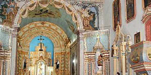 Oliveira dos Campinhos-BA-Altar Mor da Igreja de N.Sra.de Oliveira-Foto:Cadu Freitas/BnL