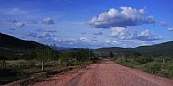 Estrada em Ubiracaba-BA-Foto:celiosl