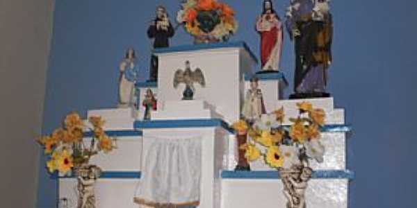 Anau-CE-Altar da Capela do distrito-Foto:mauritiemdestaque.