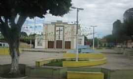 Palmeirndia - Praa e Igreja de Palmeirndia-MA-Foto:Marcos.Soares
