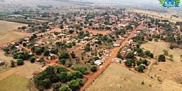 Santa Elvira-MT-Vista area da cidade da cidade-Foto:www.juscimeira.mt.gov.br