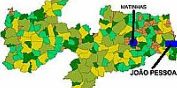 Mapa de Localizao - Matinhas-PB