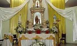 Tacima - Altar da Igreja Matriz de SantAna em Tacima(Campo de SantAna)-PB-Foto:Edneide Sousa