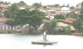 Lagoa do Carro - SANTA ENFEITANDO A LAGOA, Por ALCIDES ALVES CARNEIRO