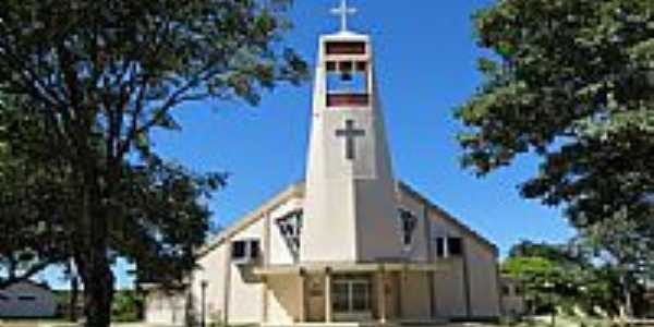 Igreja da Parquia Sagrado Corao de Jesus em Brasilndia do Sul-Foto:Ricardo Mercadante