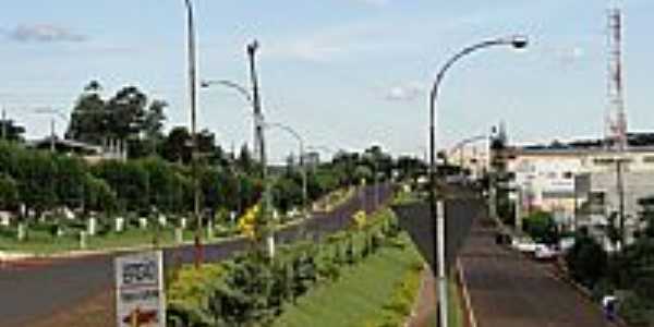 Entrada da cidade de Espigo Alto do Iguau-Foto:Ricardo Mercadante