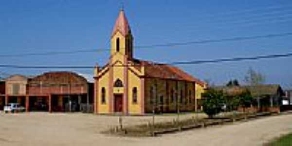 Praa e Igreja em Capo da Porteira-Foto:Paulo Lilja