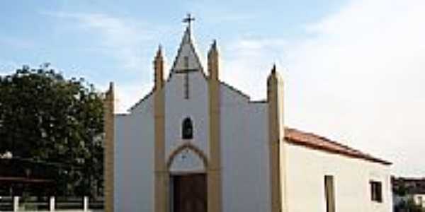 Igreja Matriz de So Joo Batista em Lapo-BA-Foto:Vicente A. Queiroz
