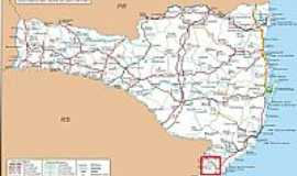 Turvo - Mapa de Localizao - Turvo-SC
