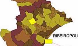 Ribeirpolis - Mapa